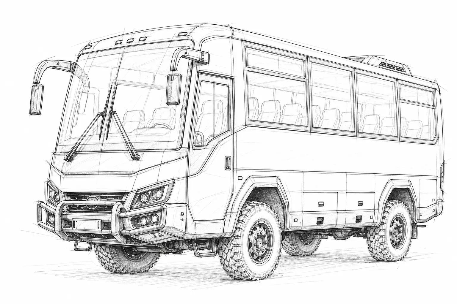 DUNE-X 18 front three-quarter design sketch